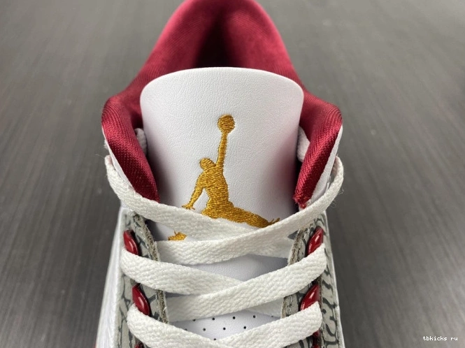 Reps TB Cardinal Retro Red CT8532-126 Jordan 3 0809